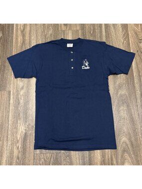 Vintage ONO Duke Blue Devils Henley Shirt Men's Medium Blue 90s Sportswear USA